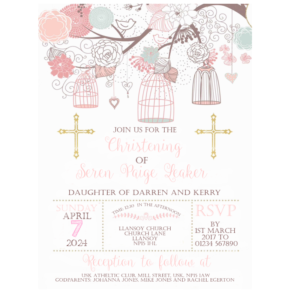 Christening Invite