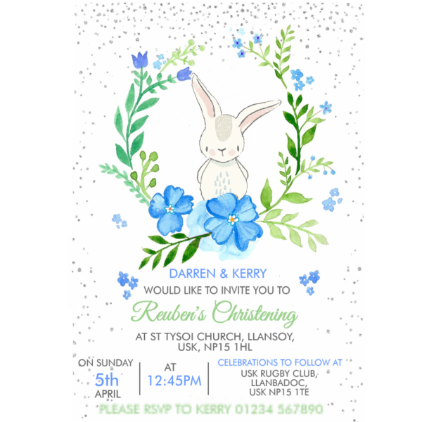 Bunny Design Invites