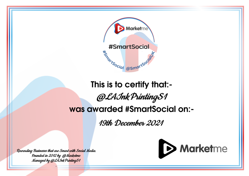 SmartSocial Competition - LA Ink Printing Studio