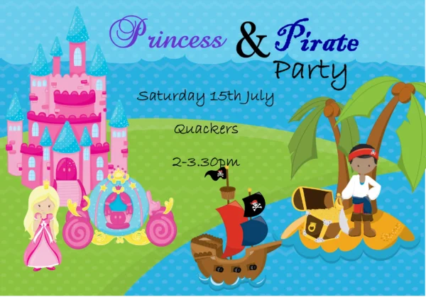 Double Theme Design Invites
