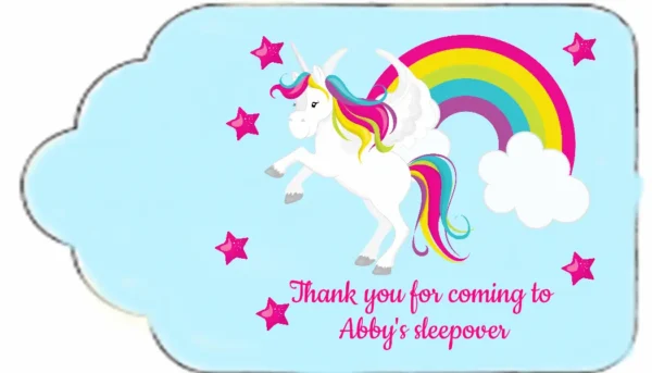 Rainbow Unicorn Design Invites - Image 3