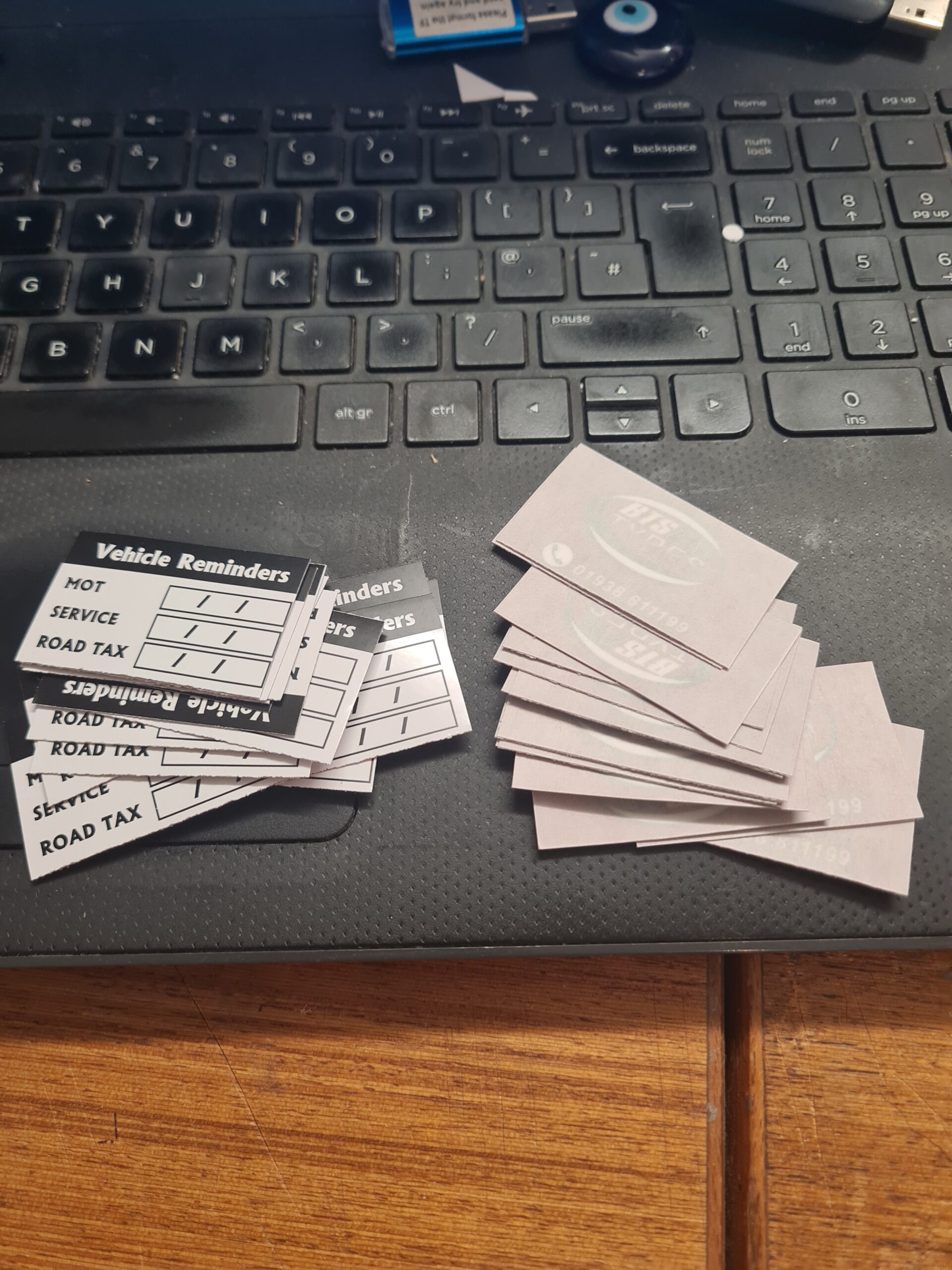 Double sided sticker